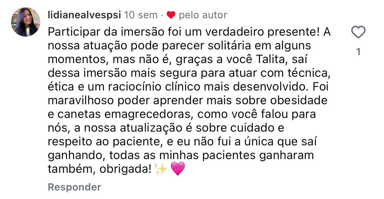 Depoimento de psicólogo