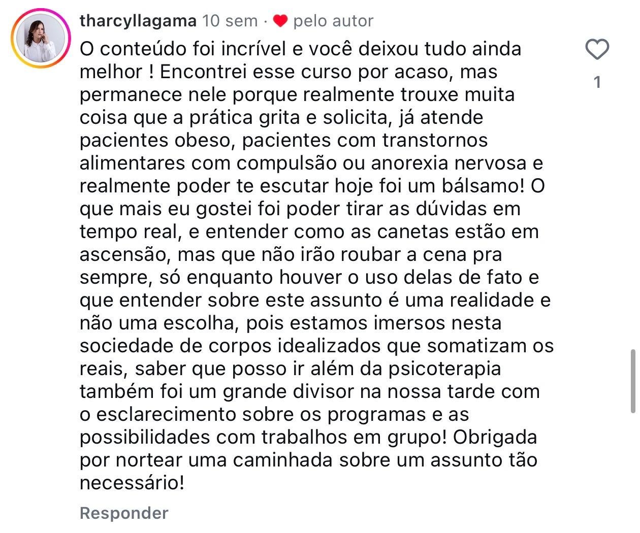 Depoimento de psicólogo