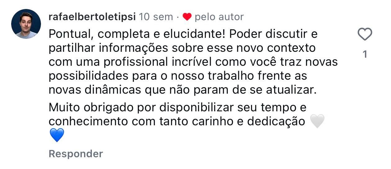 Depoimento de psicólogo