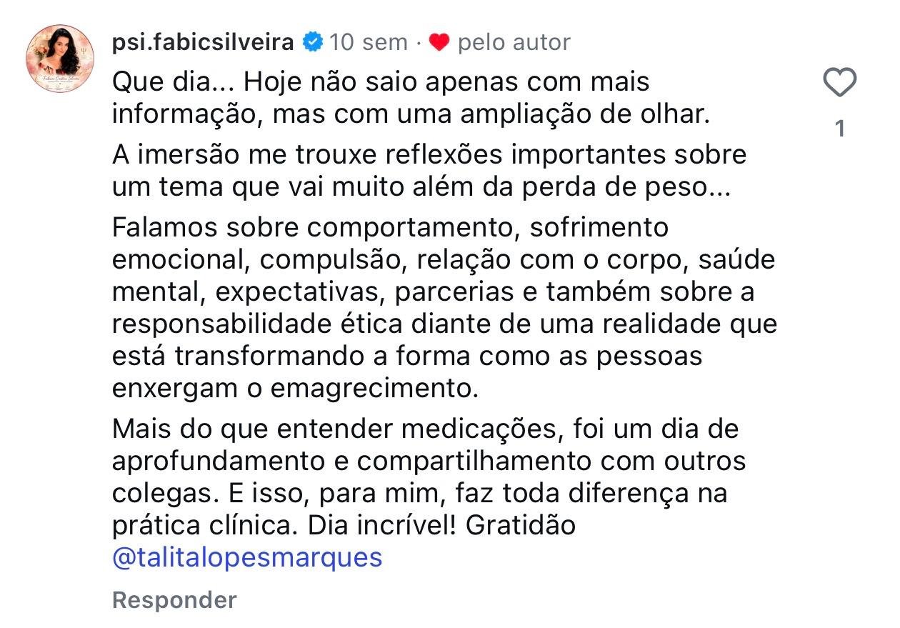 Depoimento de psicólogo