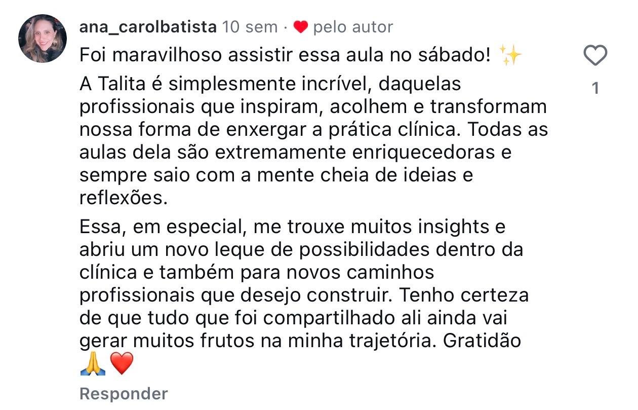 Depoimento de psicólogo